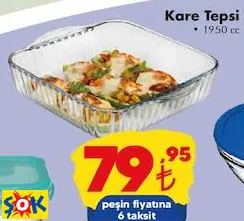PAŞABAHÇE KARE TEPSİ PAŞABAHÇE KARE TEPSİ